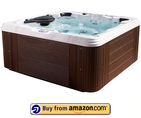 Essential Hot Tubs 60 Jets – 8 Person Round Hot Tub