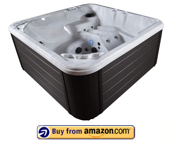 Advantage 20-Jet Acrylic Sterling Cabinet – Best 6 Person Hot Tub For Cold Climates