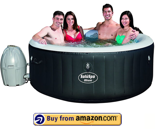 Bestway SaluSpa Miami AirJet Inflatable Spa - Best Inflatable Hot Tubs 2020
